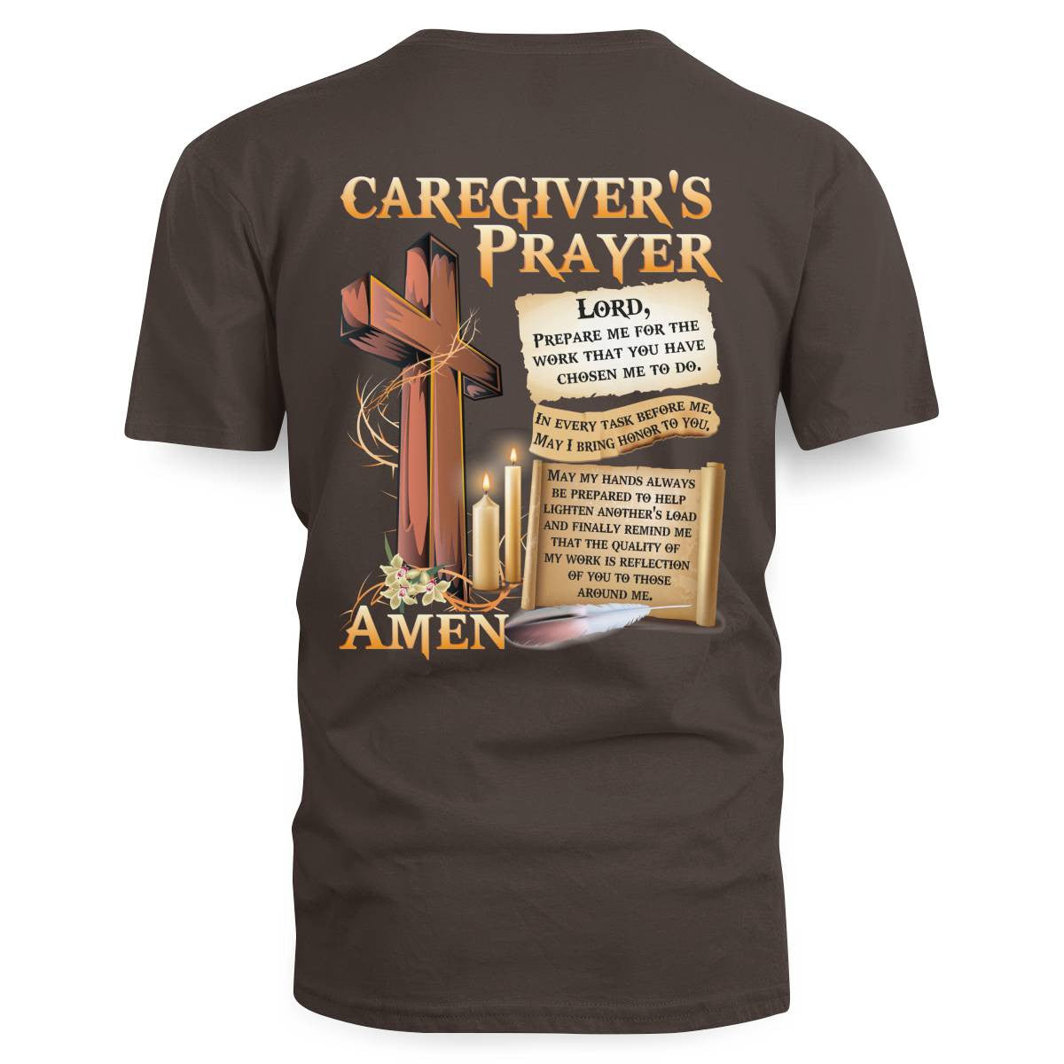 Awesome Caregiver's Prayer-Hoodie-#F061124EVTAS1BCAREZ4
