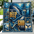 No Matter How Deep God Is There Quilt