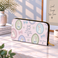 Personalized Pastel Bunny PU Leather Long Wallet