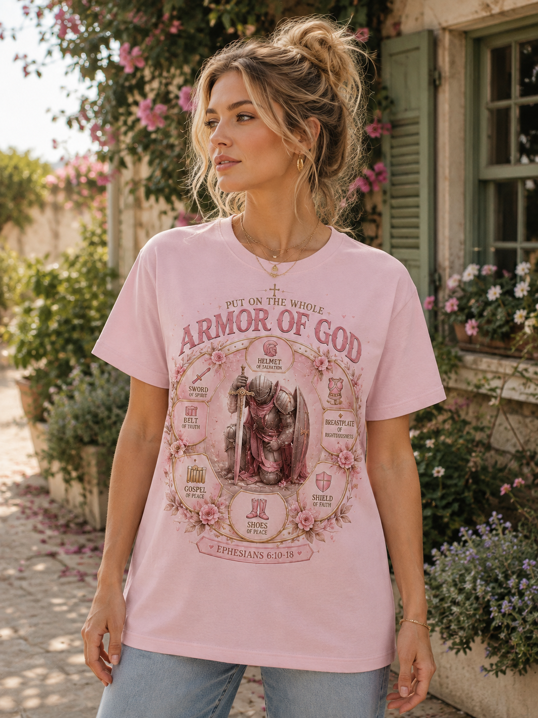 Whole Armor of God Ephesians 6:10-18 T-Shirt