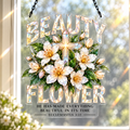 Beauty Flower Acrylic Suncatcher