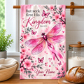 Personalized Seek First His Kingdom Dragonfly Kitchen Towel