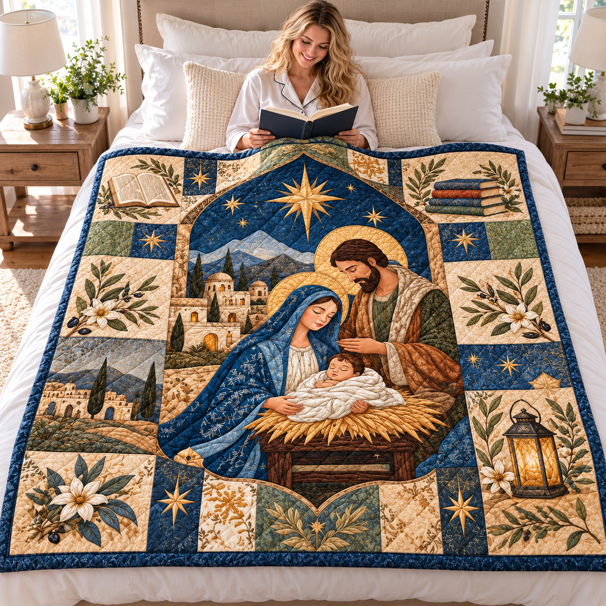 Starry Night Family Quilt