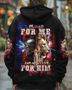 He Died For Me Lion Warrior Men's All Over Print Shirt - Trunx219821