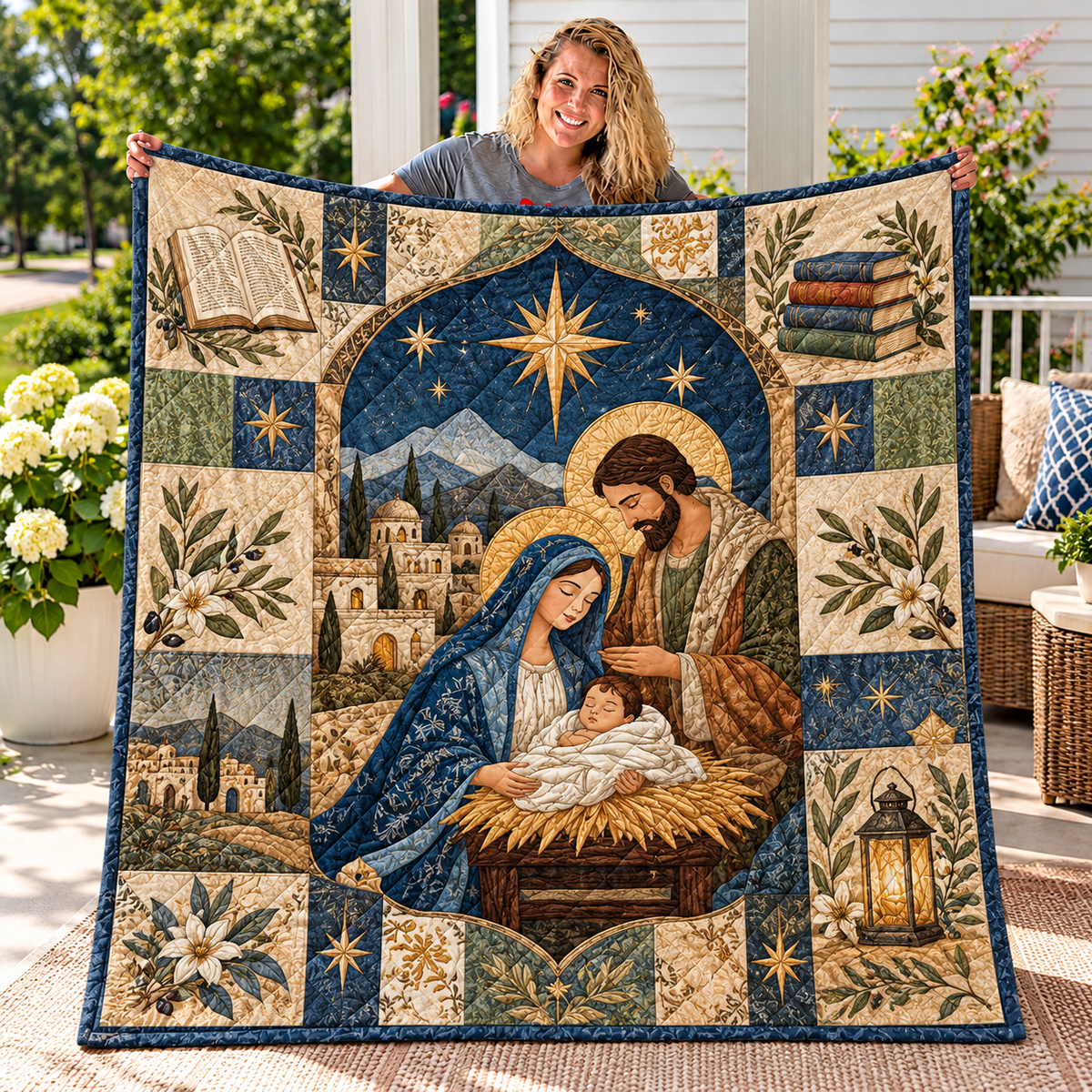 Starry Night Family Quilt