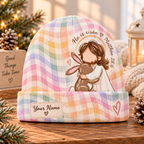 Personalized Bunny Hug Pastel Beanie Hat