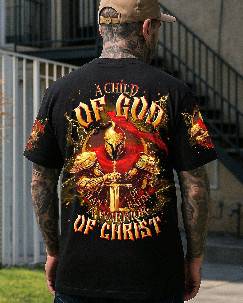 A Warrior Of Christ Men's All Over Print Shirt - Trunx543450