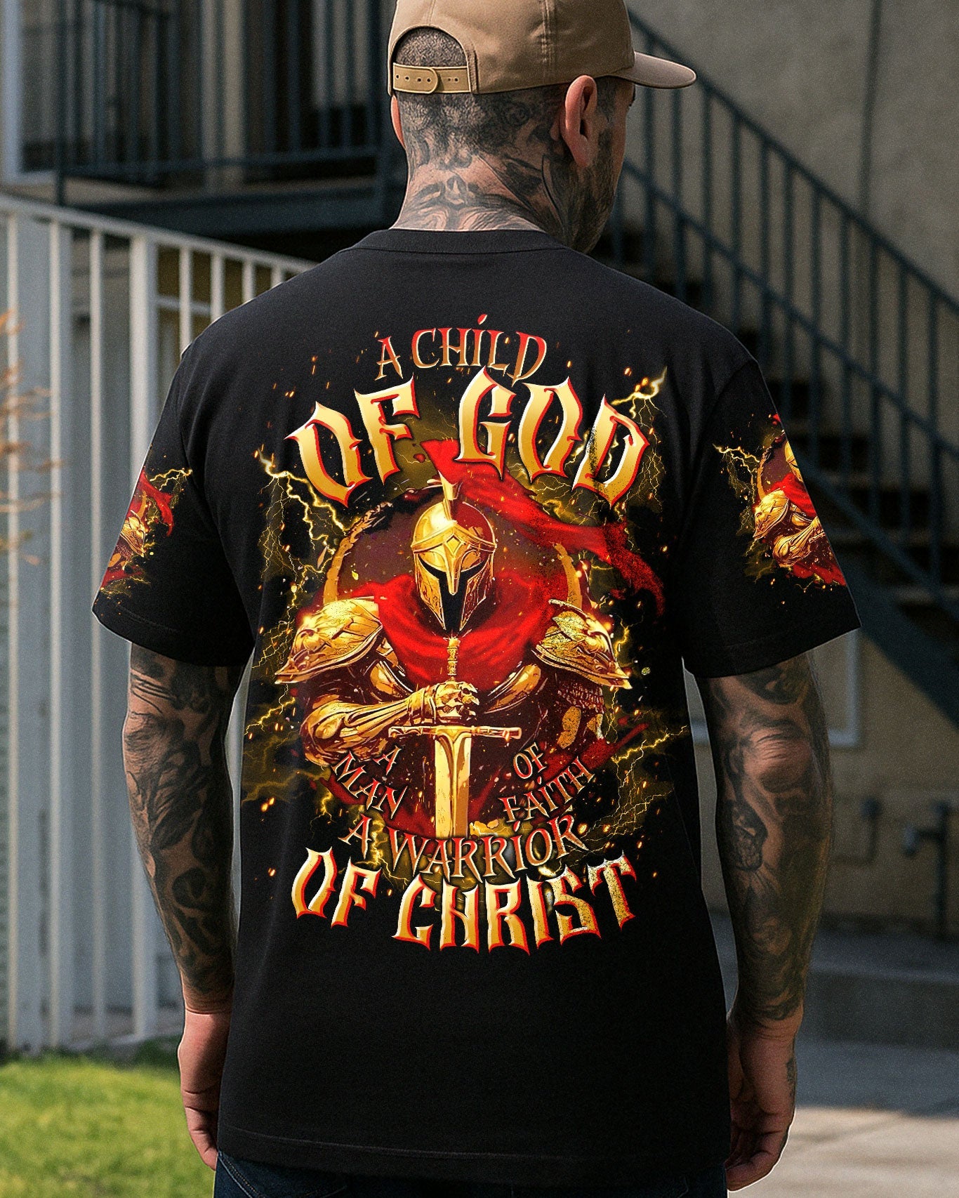 A Warrior Of Christ Men's All Over Print Shirt - Trunx543450