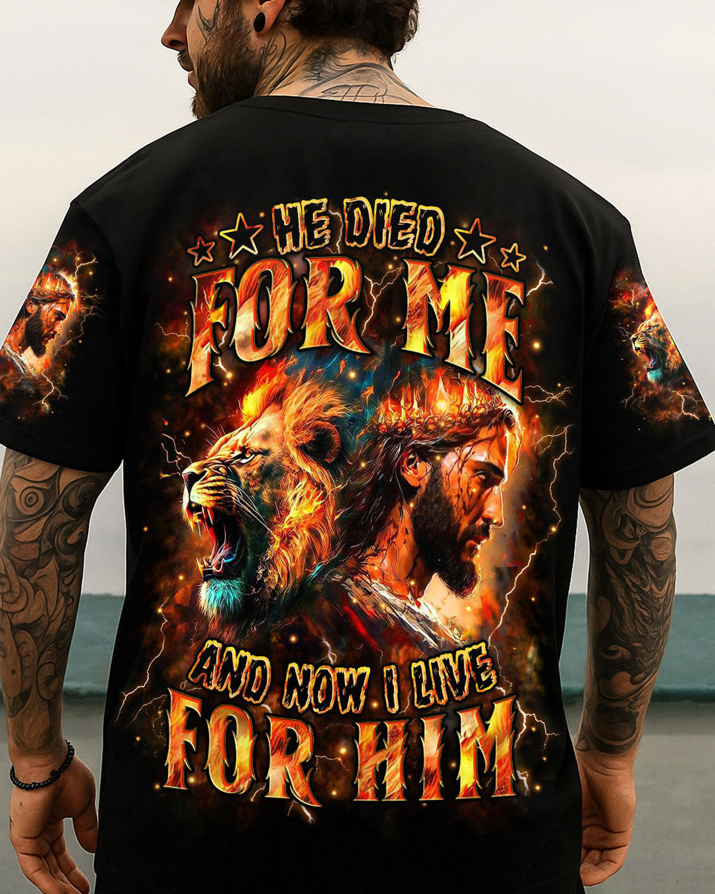 He Died For Me Men's All Over Print Shirt - Trunx449173