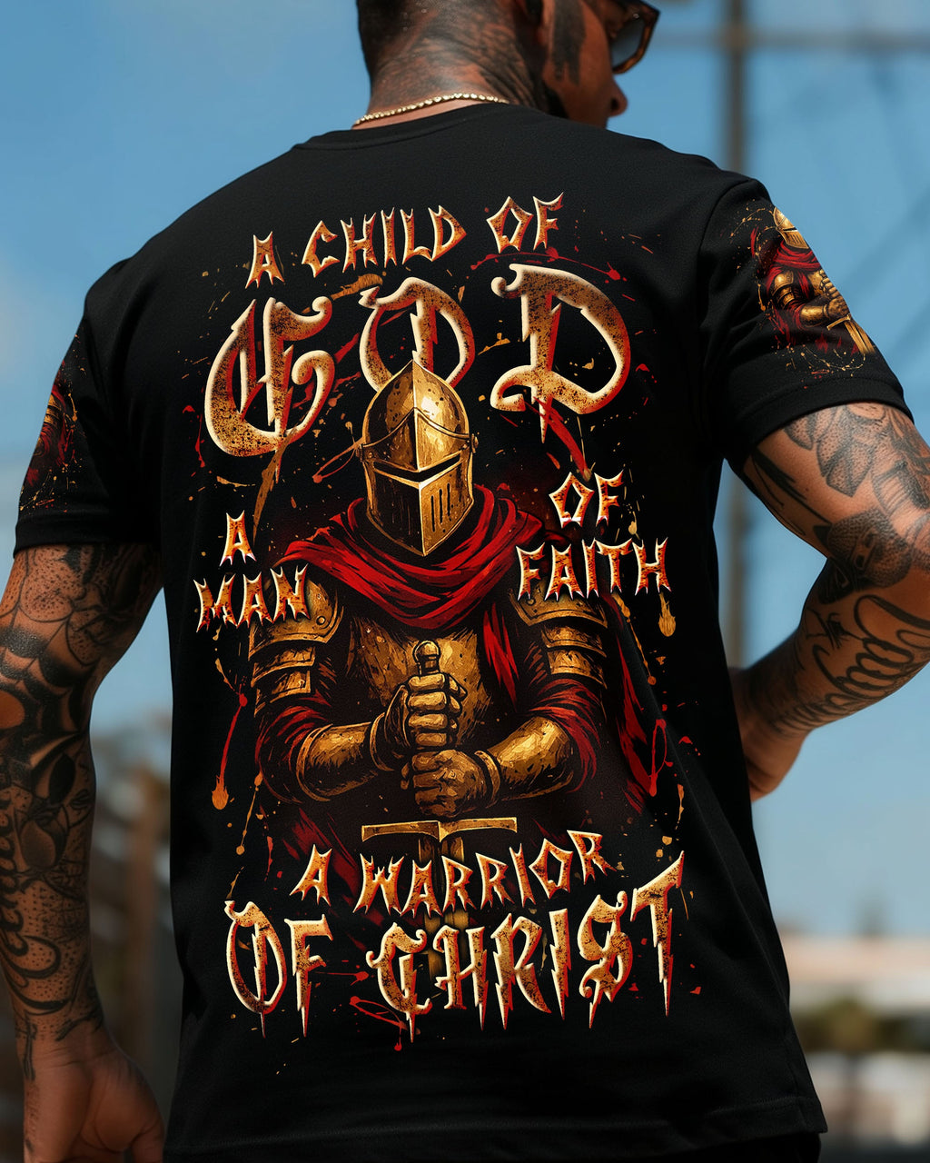 A Warrior Of Christ Men's All Over Print Shirt - Trunx146794