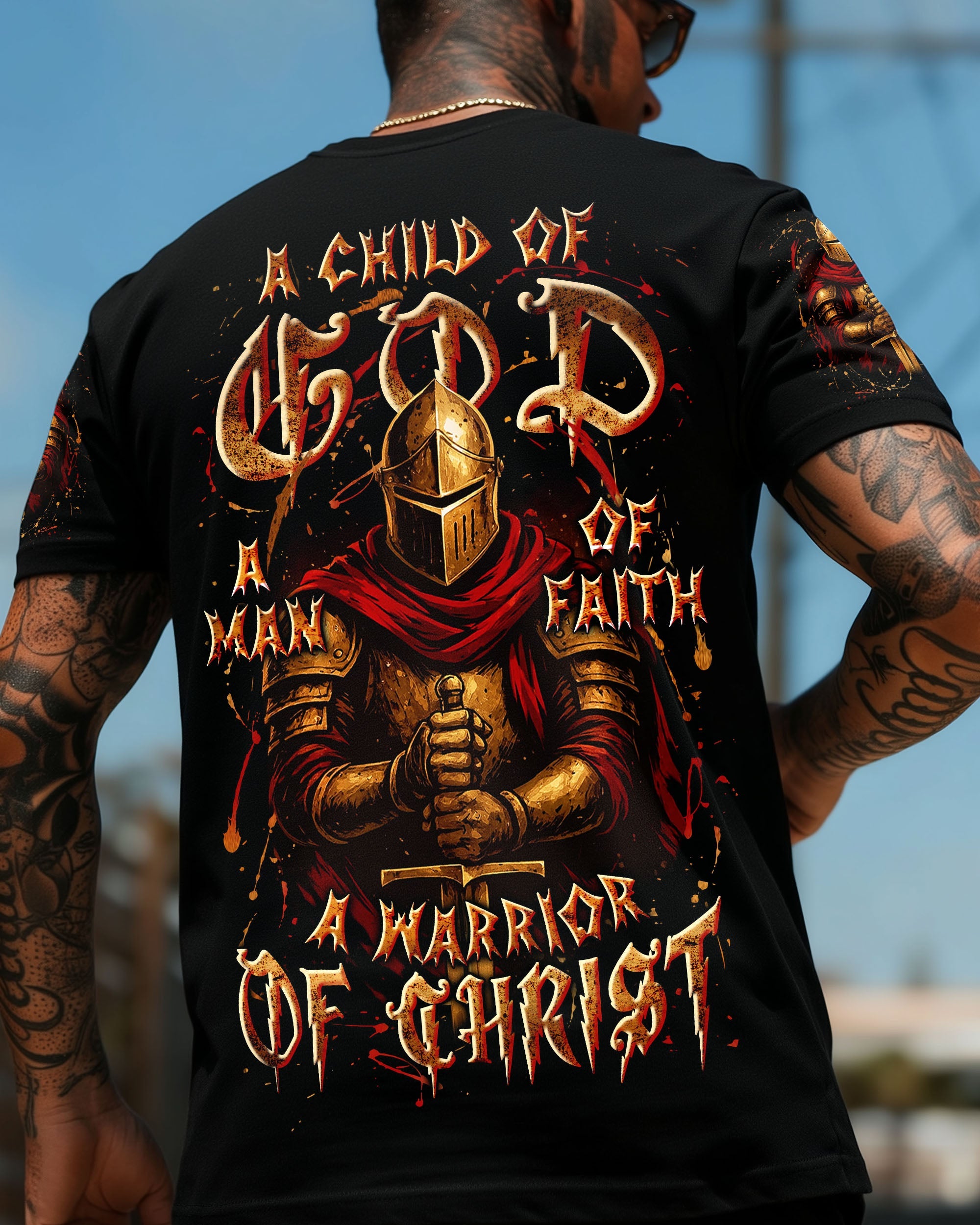 A Warrior Of Christ Men's All Over Print Shirt - Trunx146794