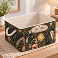 Personalized Woodland Sun and Moon Storage Basket