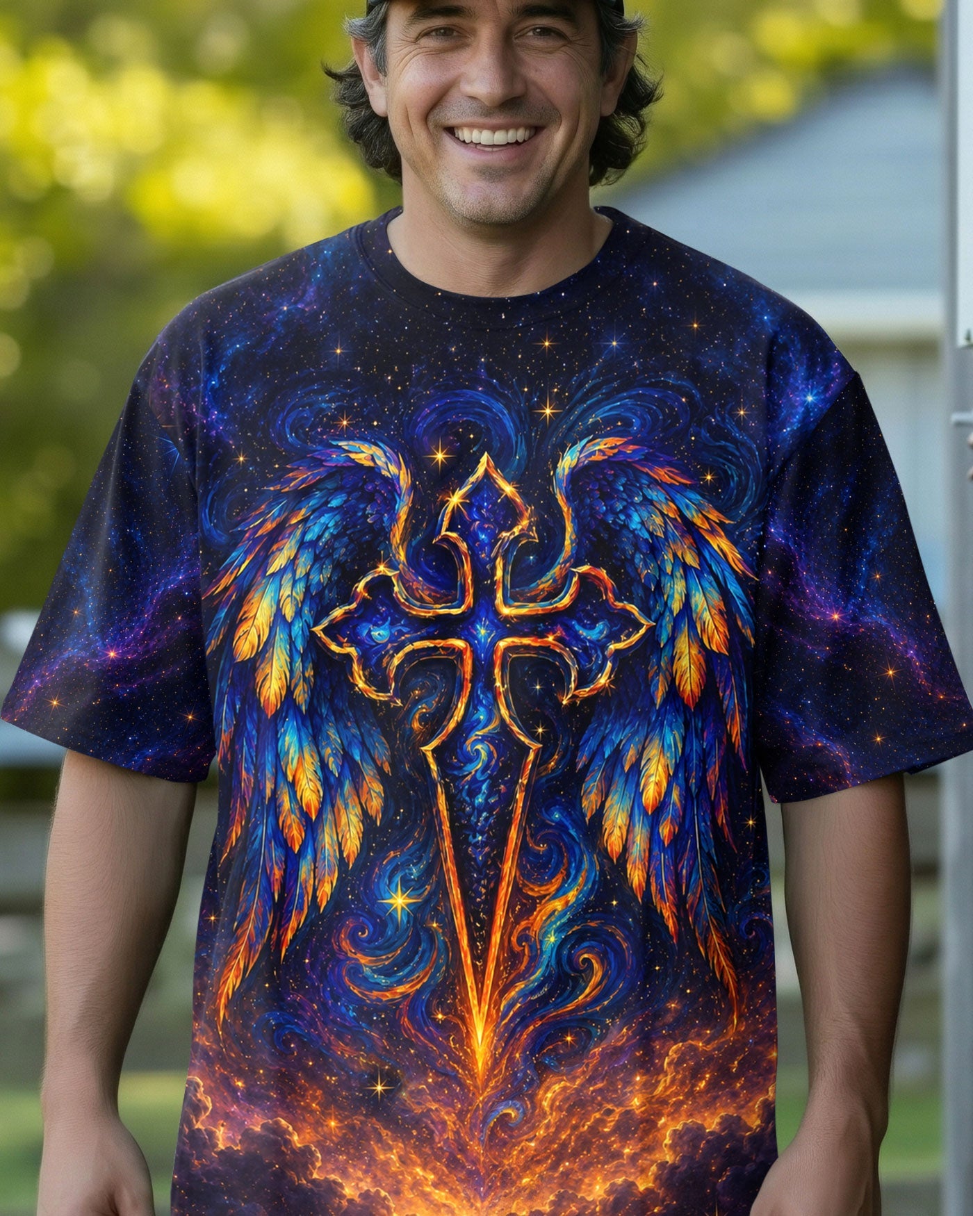I Can Do All Things Through Christ  Cross Wings Men's All Over Print - Trunx995387