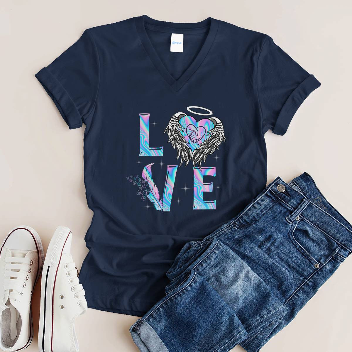 Awesome Caregiver-T-shirt-#F140824LOVE24FCAREZ4