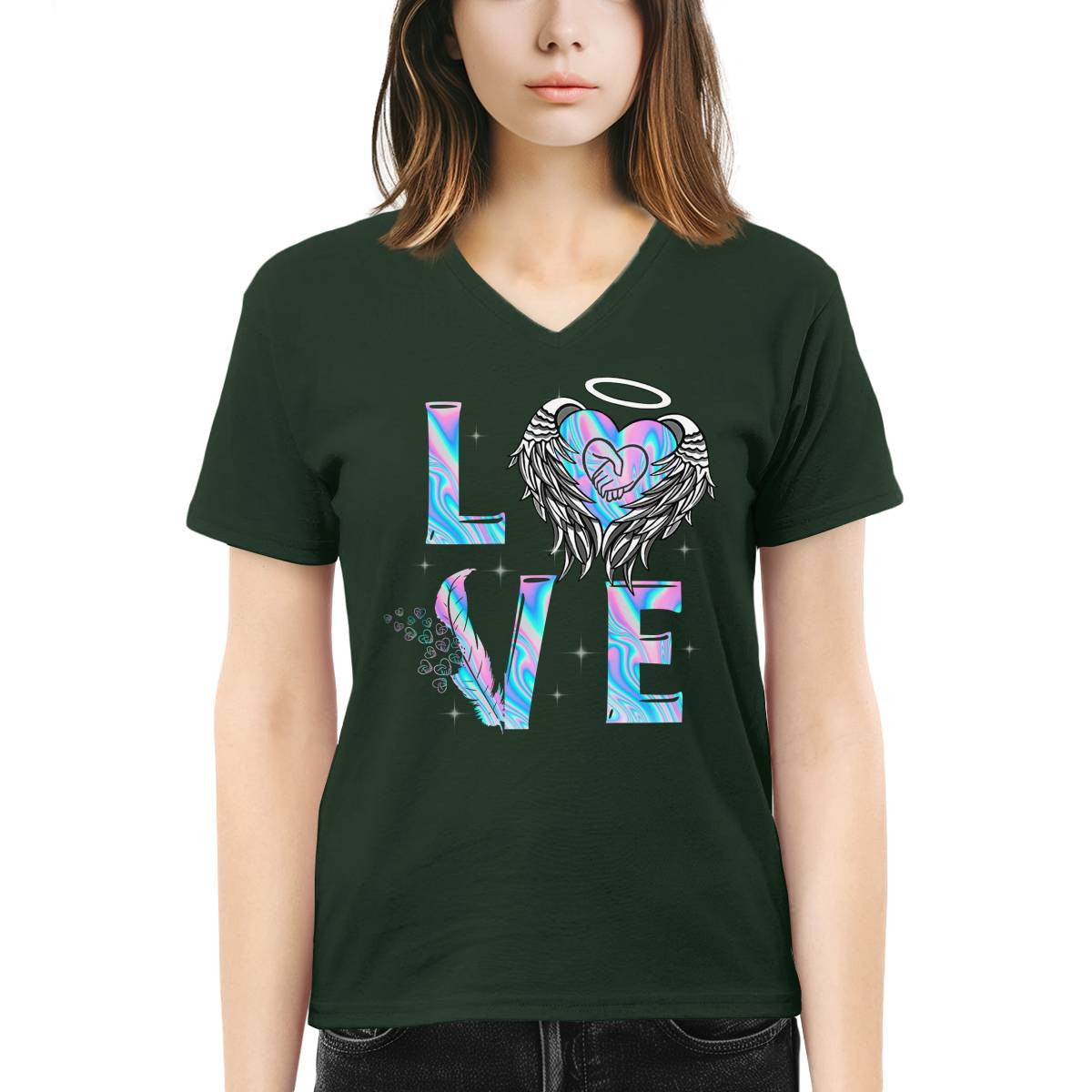 Awesome Caregiver-T-shirt-#F140824LOVE24FCAREZ4