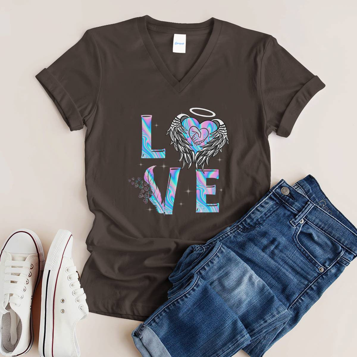 Awesome Caregiver-T-shirt-#F140824LOVE24FCAREZ4