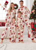 Santa Candy Cane Family Mixed Cotton Pajamas