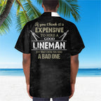 Awesome Lineman- AOP Pocket Hawaiian Shirt - grunx260804-0325
