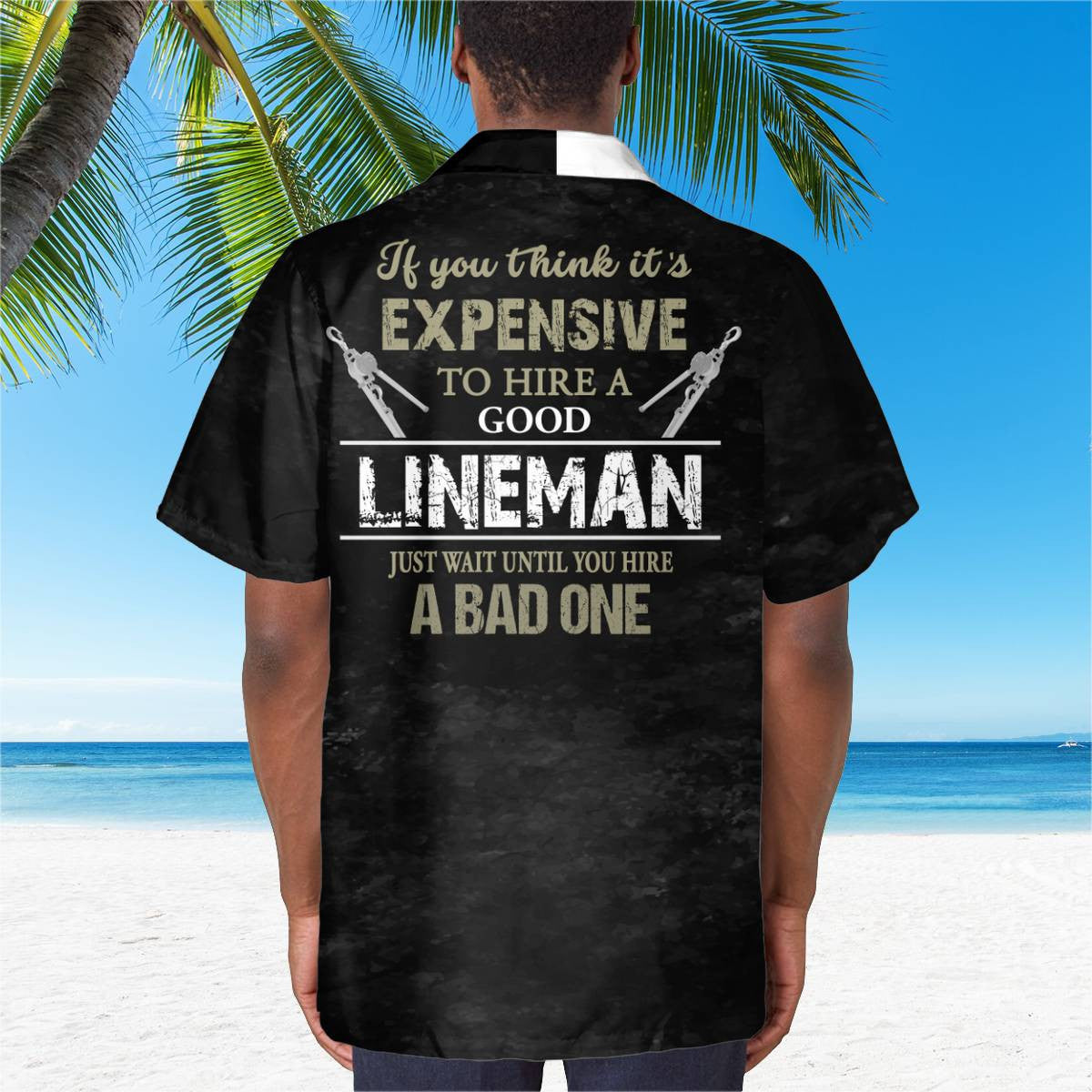 Awesome Lineman- AOP Pocket Hawaiian Shirt - grunx260804-0325