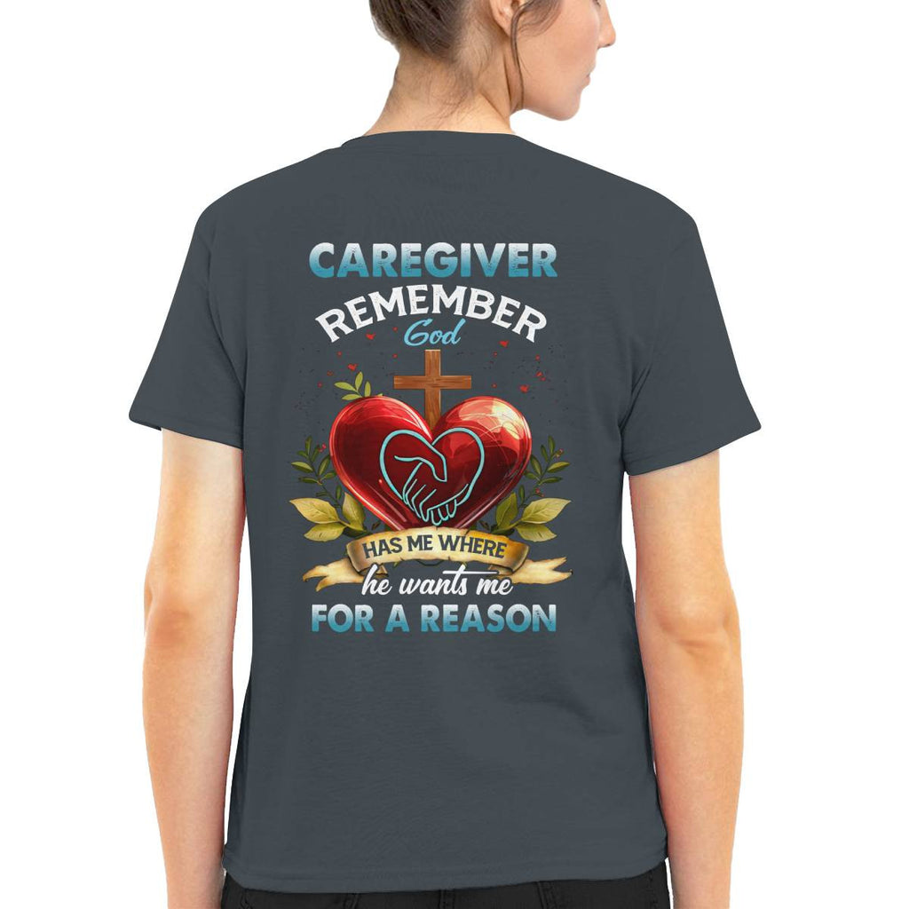 Awesome Caregiver Remember Gold -T-shirt-#F060824GODHS6BCAREZ4