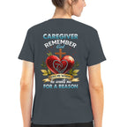 Awesome Caregiver Remember Gold -T-shirt-#F060824GODHS6BCAREZ4