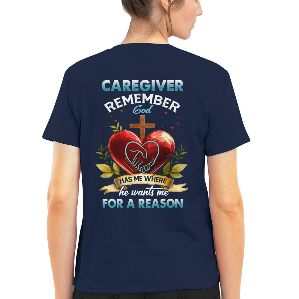 Awesome Caregiver Remember Gold -T-shirt-#F060824GODHS6BCAREZ4