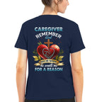 Awesome Caregiver Remember Gold -T-shirt-#F060824GODHS6BCAREZ4