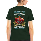 Awesome Caregiver Remember Gold -T-shirt-#F060824GODHS6BCAREZ4