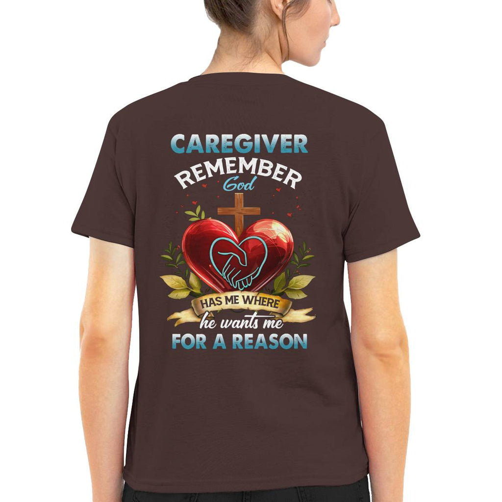 Awesome Caregiver Remember Gold -T-shirt-#F060824GODHS6BCAREZ4