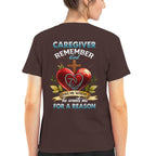 Awesome Caregiver Remember Gold -T-shirt-#F060824GODHS6BCAREZ4
