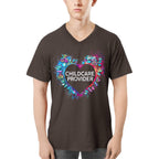 Awesome Childcare Provider Its a work of heart-T-shirt-#F030724WORKOF7FCHPRZ4