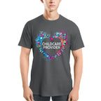 Awesome Childcare Provider Its a work of heart-T-shirt-#F030724WORKOF7FCHPRZ4