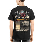 Awesome Electrician Hourly Rate-Hoodie - grunx260804-0060
