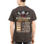Awesome Electrician Hourly Rate-Hoodie - grunx260804-0060