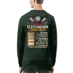 Awesome Electrician Hourly Rate-Hoodie - grunx260804-0060