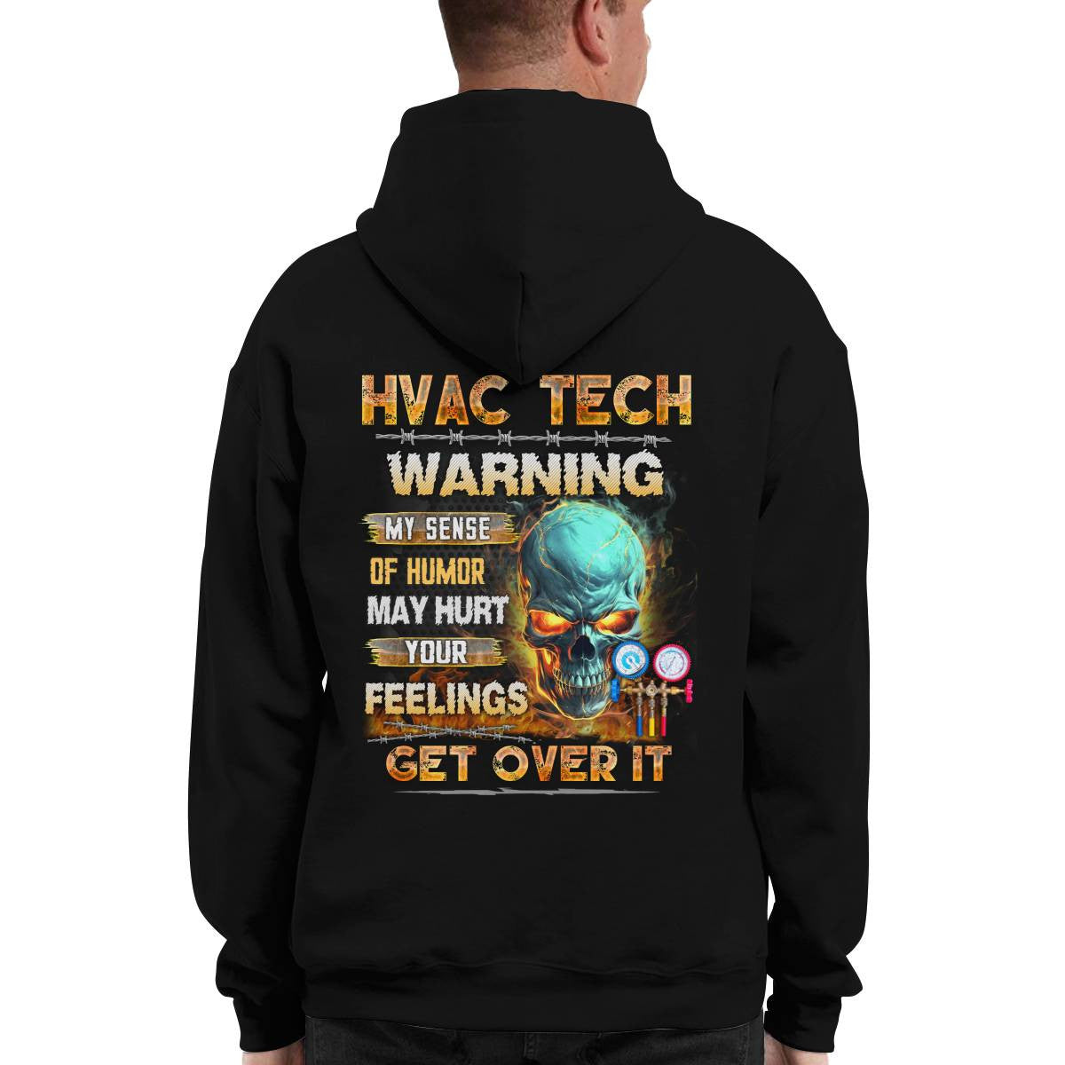 Awesome HVAC Tech -Hoodie - grunx260804-0230