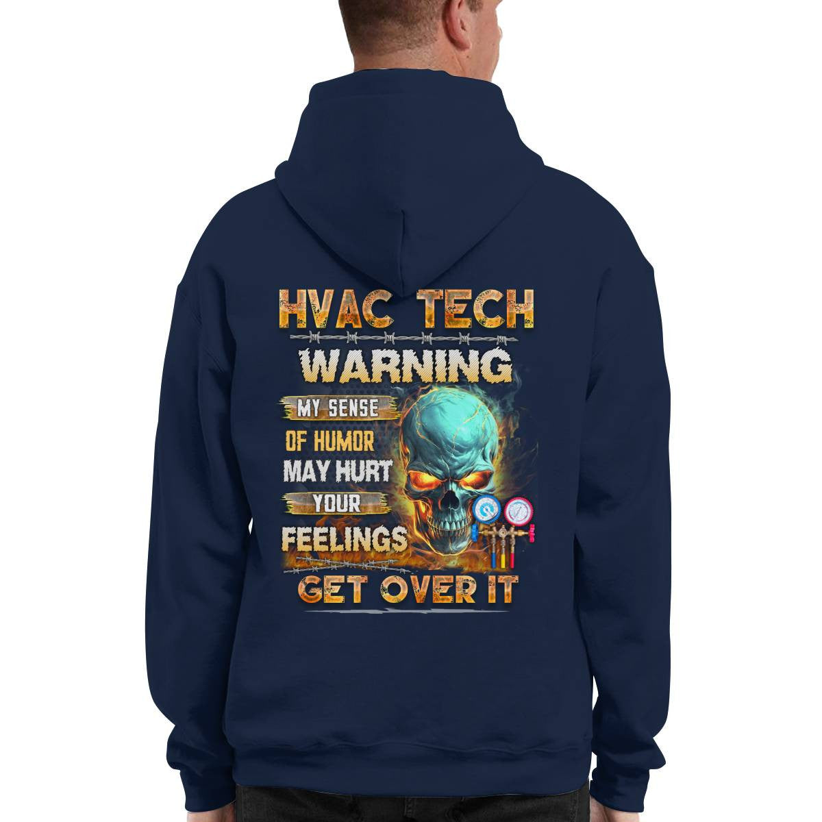Awesome HVAC Tech -Hoodie - grunx260804-0230