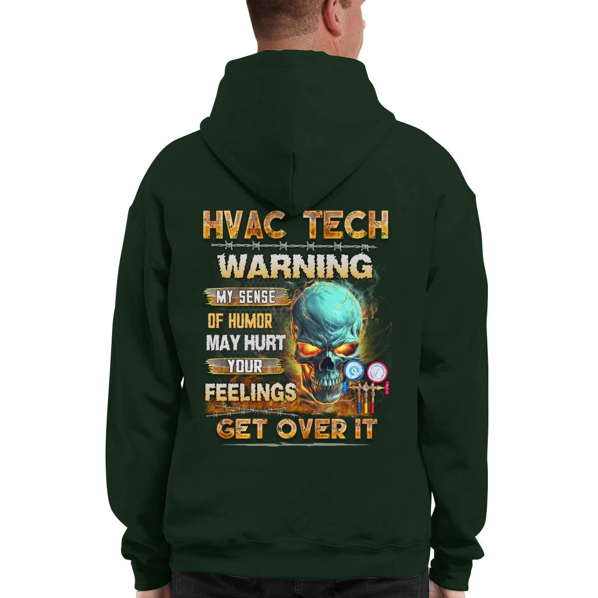 Awesome HVAC Tech -Hoodie - grunx260804-0230