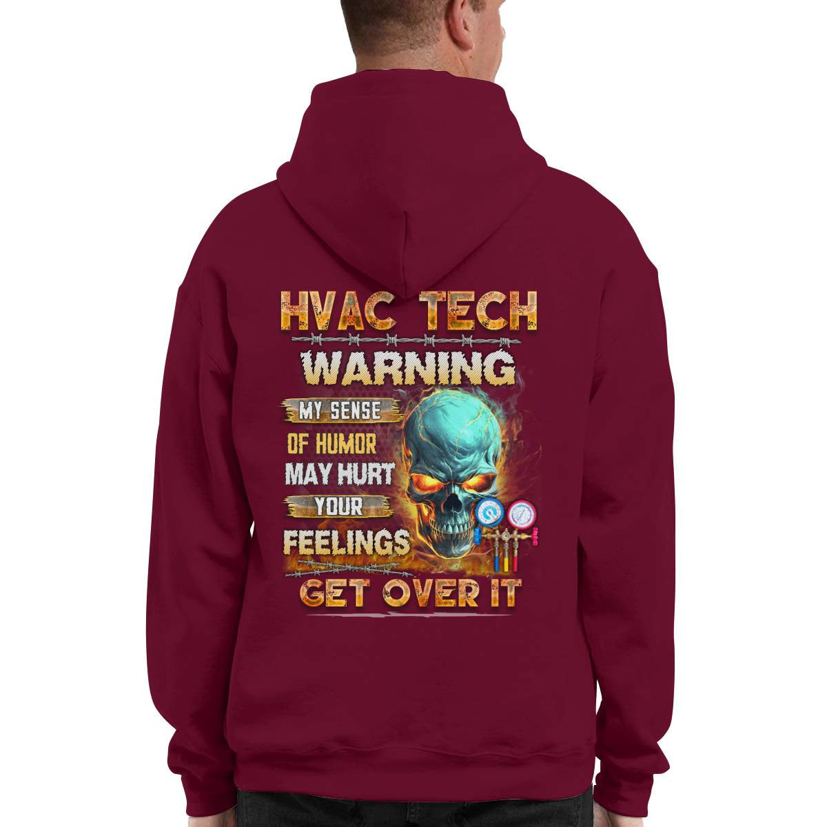 Awesome HVAC Tech -Hoodie - grunx260804-0230