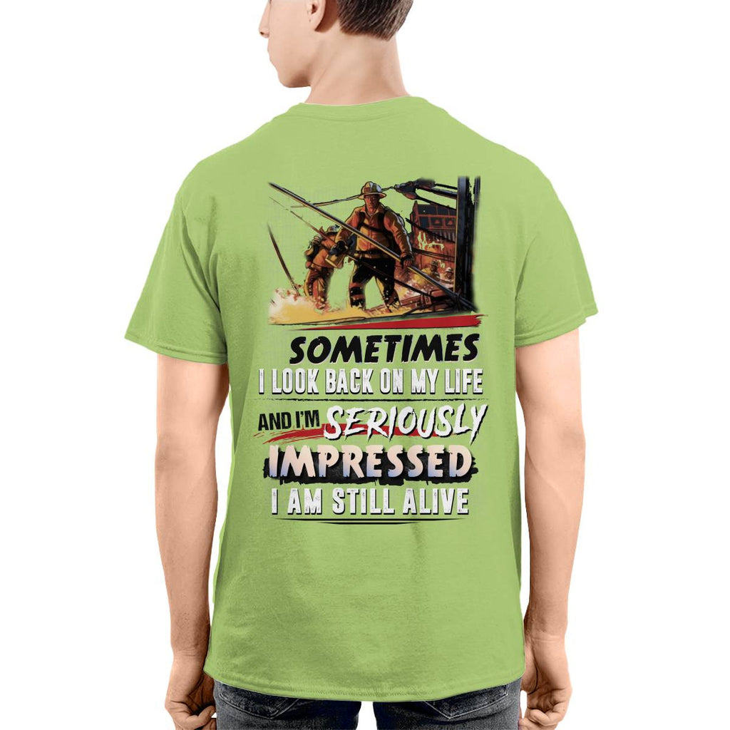 Awesome Firefighter-T-shirt - grunx260804-0150