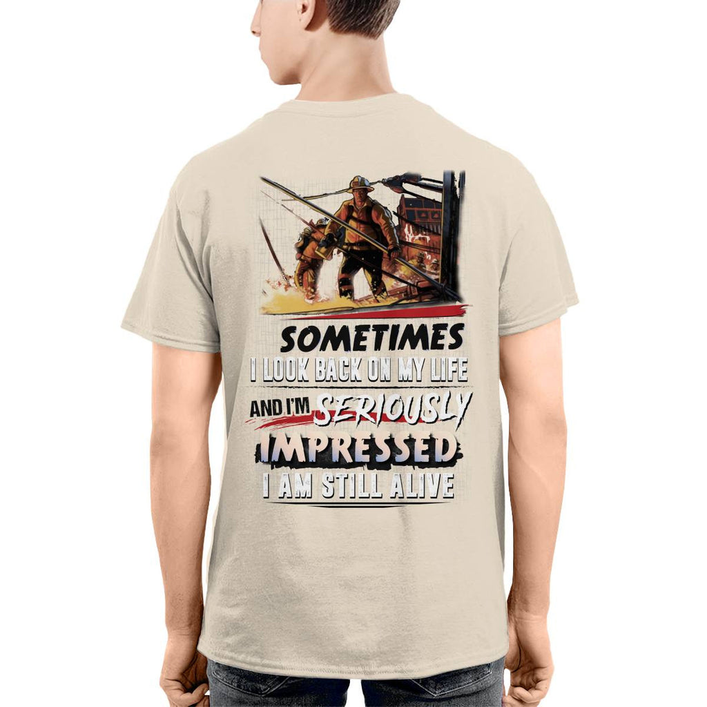 Awesome Firefighter-T-shirt - grunx260804-0150