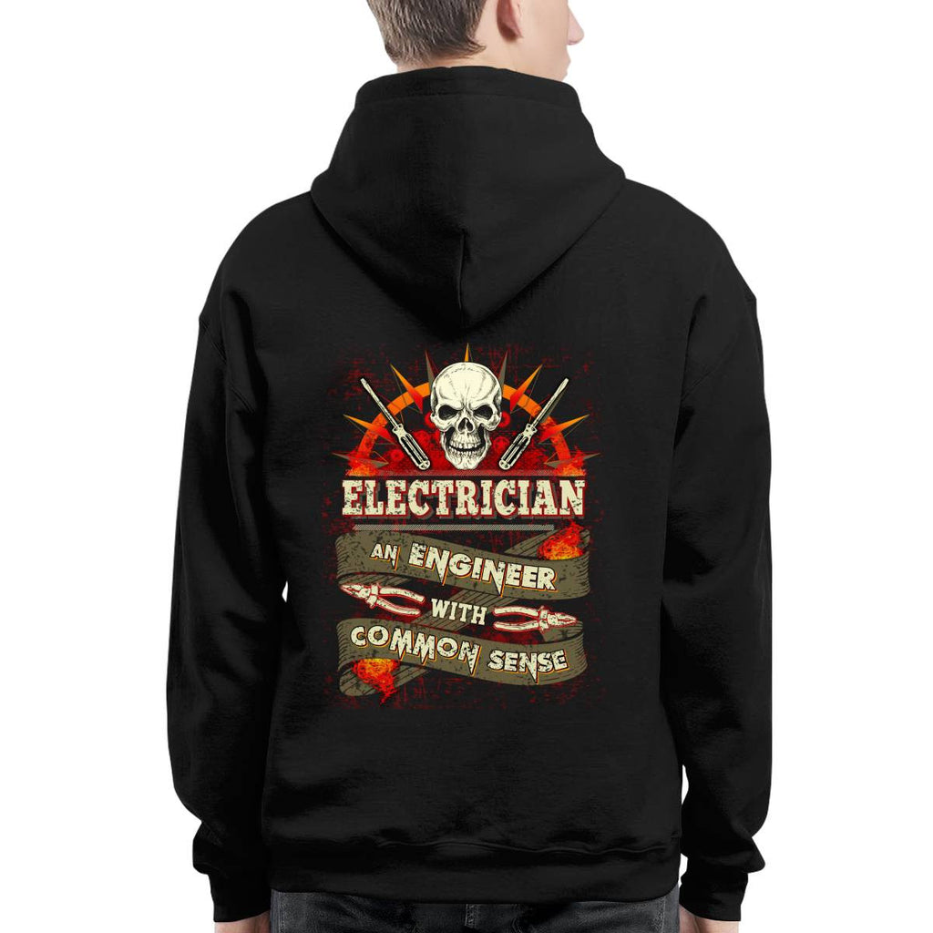 Awesome Electrician an Engineer with common sense-T-shirt - grunx260804-0038