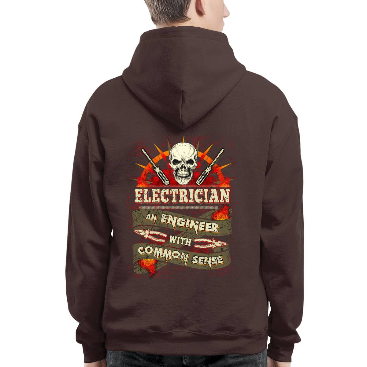 Awesome Electrician an Engineer with common sense-T-shirt - grunx260804-0038