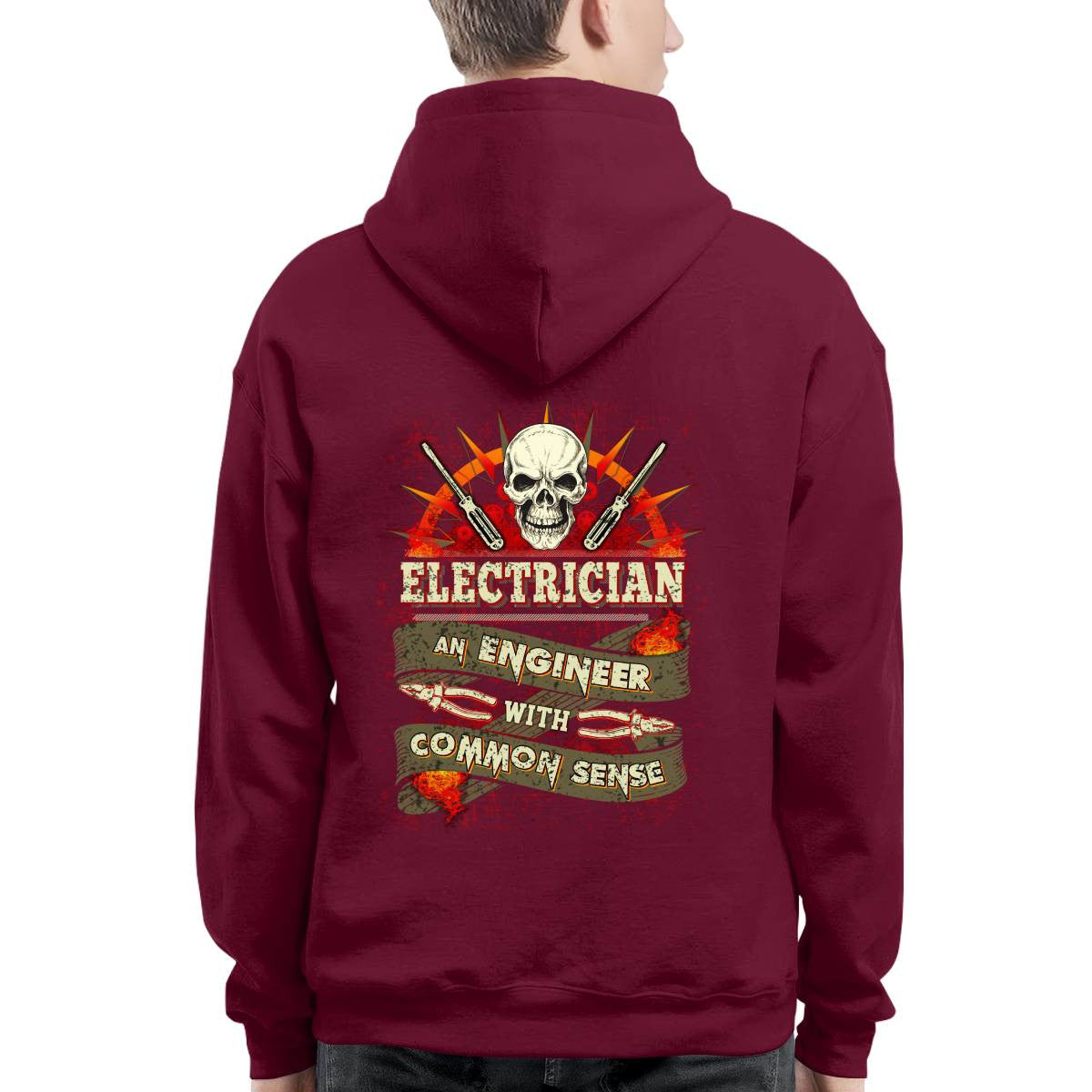 Awesome Electrician an Engineer with common sense-T-shirt - grunx260804-0038