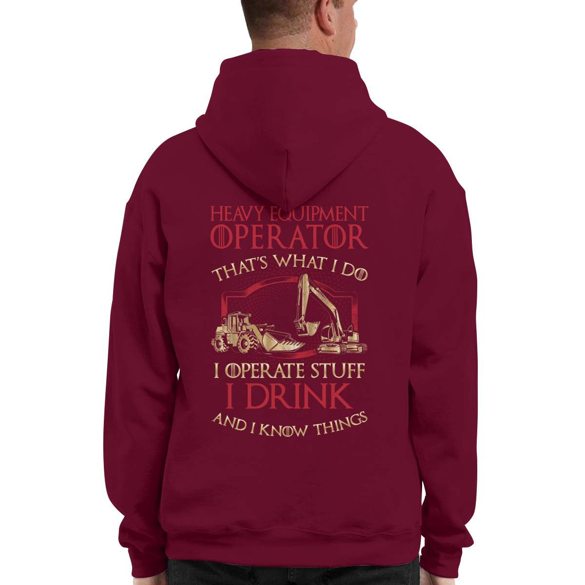 Awesome Heavy Equipment Operator-Hoodie - grunx260804-0181