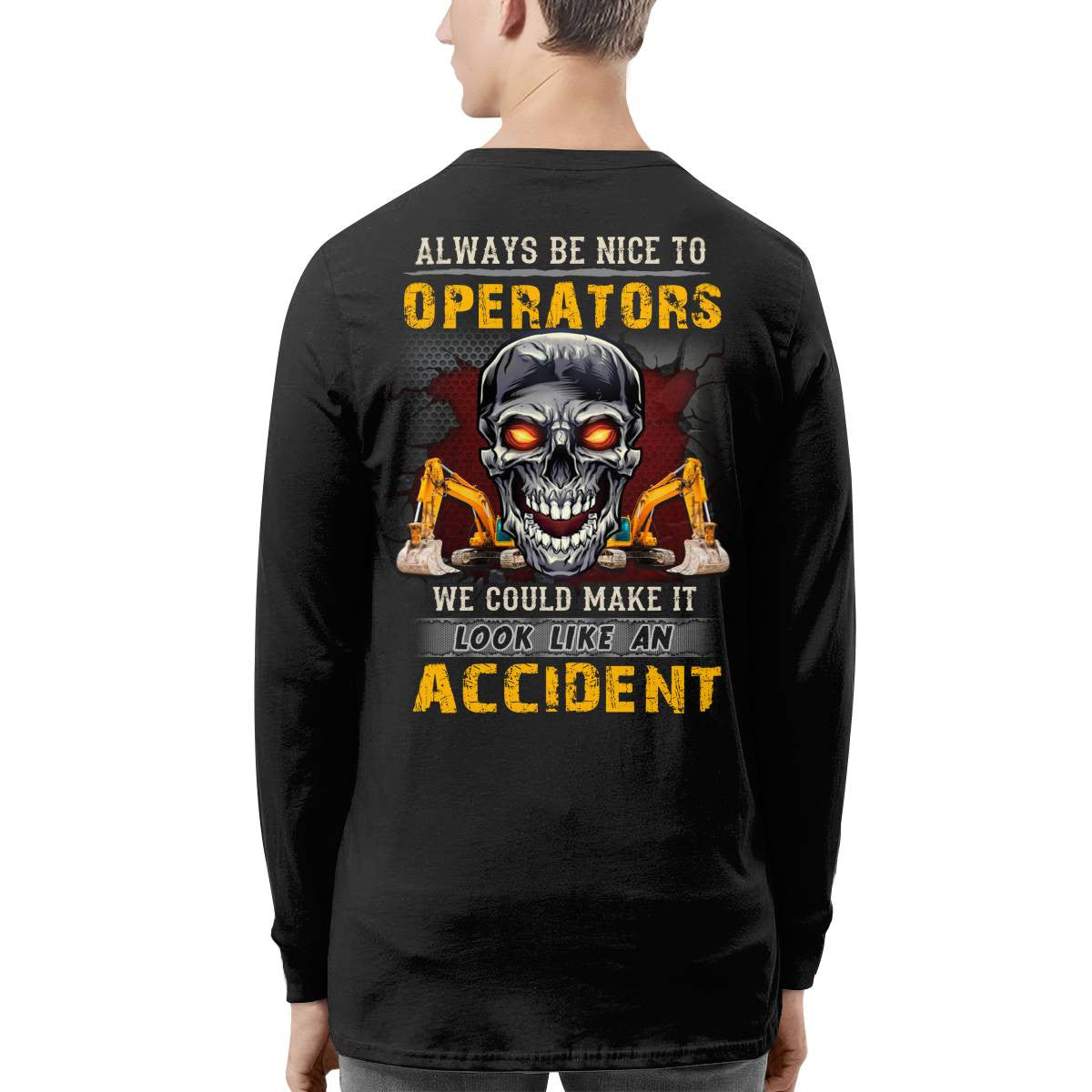 Always be Nice to Operators-Hoodie - grunx260804-0115