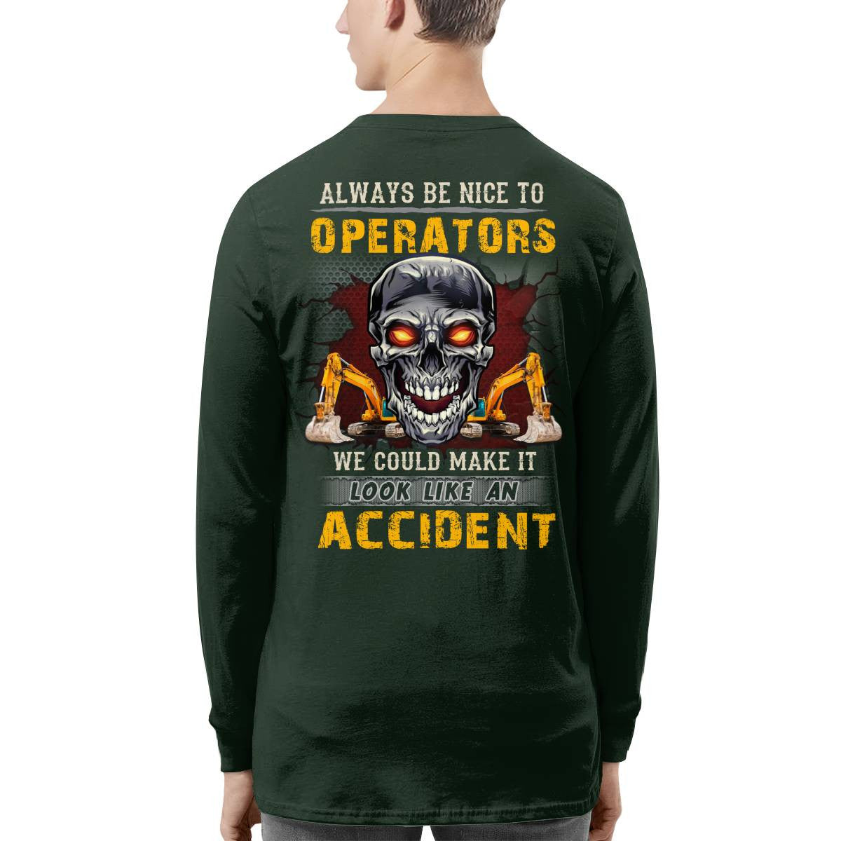 Always be Nice to Operators-Hoodie - grunx260804-0115