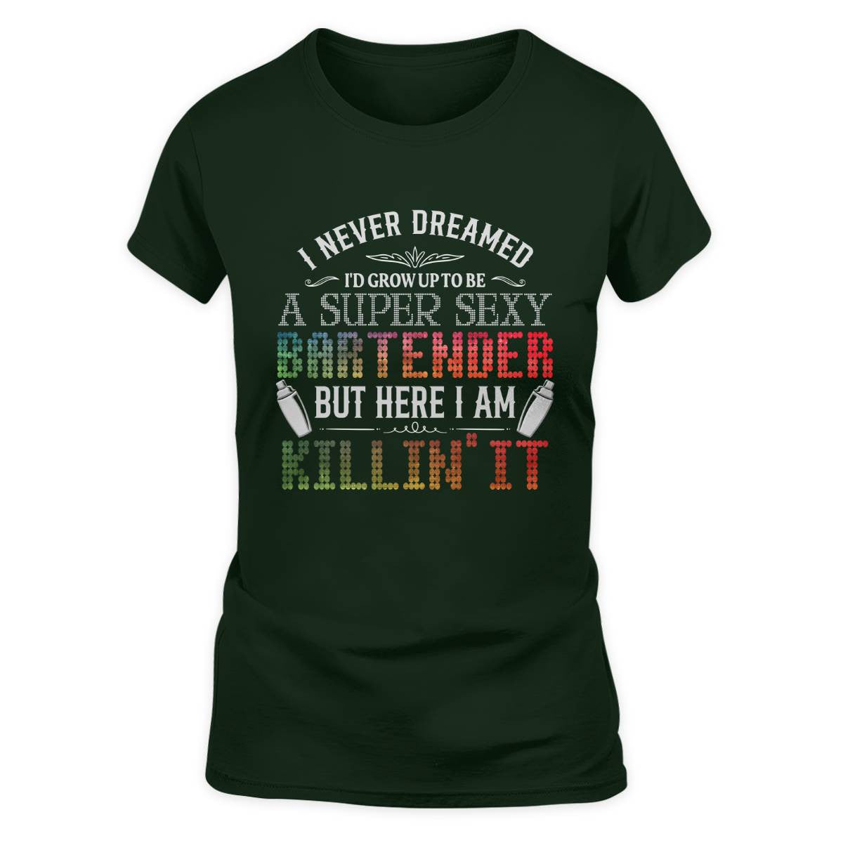 Awesome Bartender -T-Shirt-#F270924HERIM4FBARTZ4