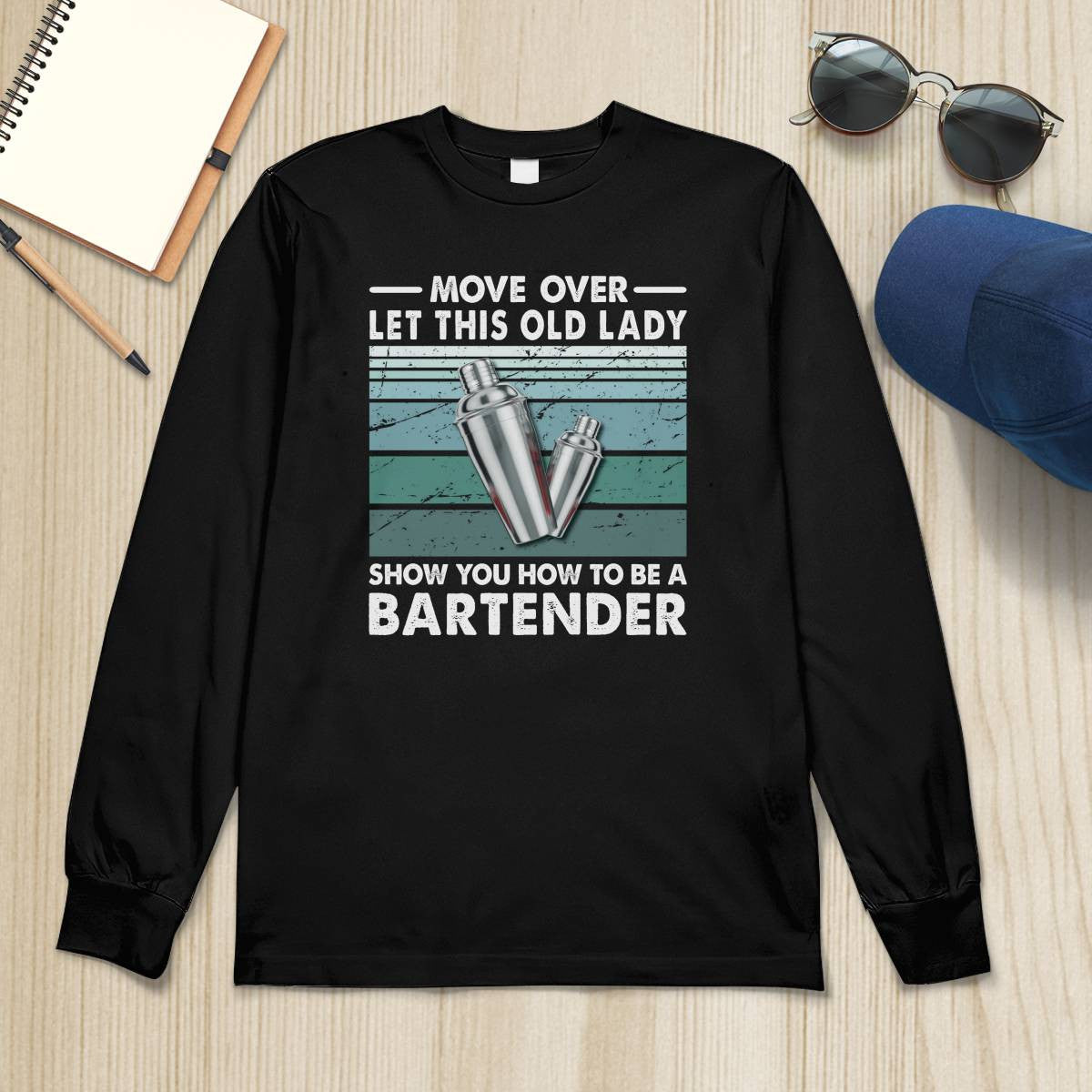 Awesome Bartender-T-Shirt-#F280924OLDLDY2FBARTZ4