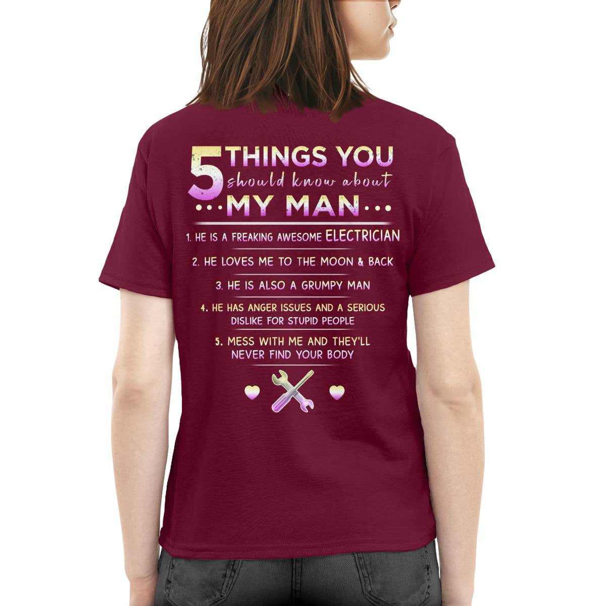 Awesome Electrician-T-shirt - grunx260804-0073
